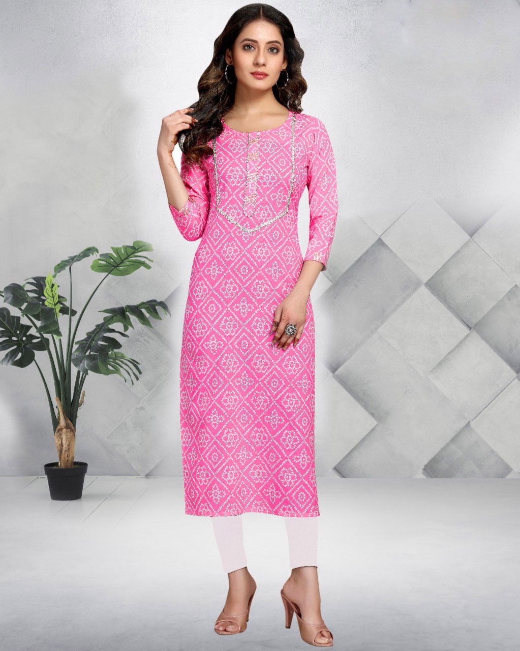 Trendy Printed 101 Regular Wear Cotton Printed Kurtis Catalog
